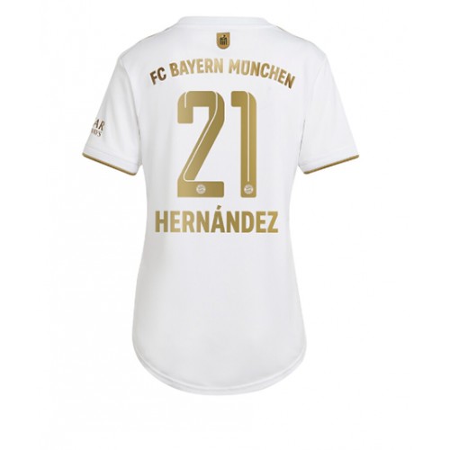 Dres Bayern Munich Lucas Hernandez #21 Gostujuci za Žensko 2022-23 Kratak Rukav